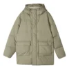 Casual Long Down Jacket “Teal”