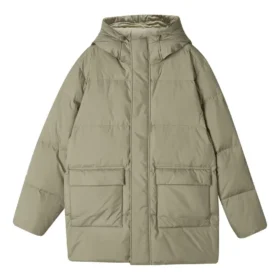 Casual Long Down Jacket “Teal”