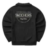 Casual Loose Fit Pullover Sweatshirt “Black”