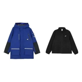 Casual Series 3-In-1 Hooded Jacket “Black Blue”