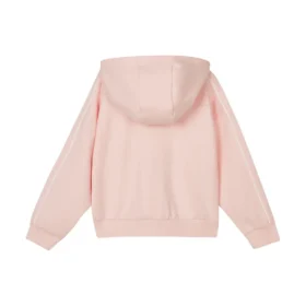 Casual Series Letter Printed Knitted Jacket “Pink”