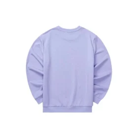 Casual Series Letter Round Neck Sweatshirt Unisex “Purple”