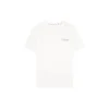 Casual Sports Short Sleeve T-shirt “White Yellow”