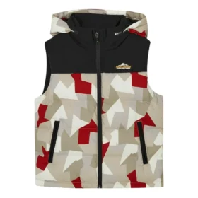 Casual Vest “White Tan Black”