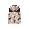 Casual Vest “White Tan Black”