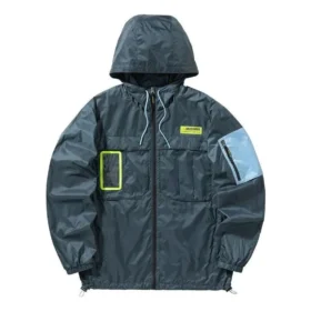 Casual Windbreaker Jacket “Teal”