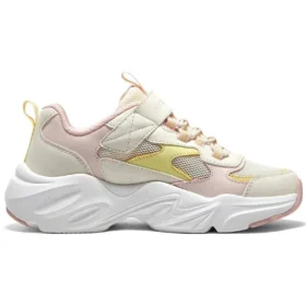 Chunky Shoes “Beige Pink Yellow”
