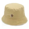 Classic Logo Letter Print Fisherman Hat “Tan”