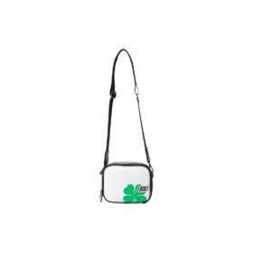 Clover Pattern Logo Single Shoulder Bag “White Green”