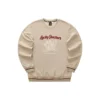 CNY Series Dragon Graphic Crew Sweatshirt “Tan Black Red”