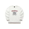 CNY Series Dragon Graphic Crew Sweatshirt “White Black Red”