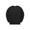 Colorful Casual Series Brand Crew Sweater “Black Green”