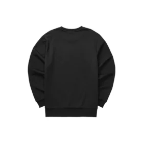 Colorful Casual Series Brand Crew Sweater “Black Green”