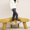 Colorful Casual Series Drawstring Knit Pants “Grey”