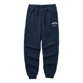 Colorful Casual Series Fleece-Lined Waist Pants “Navy”