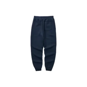 Colorful Casual Series Fleece-Lined Waist Pants “Navy”