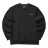 Colorful Casual Series Graphic Crew Sweatshirt “Black White”