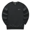Colorful Casual Series Knit Crew Sweatshirt “Black”