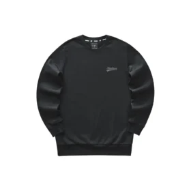 Colorful Casual Series Knit Crew Sweatshirt “Black”