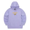 Colorful Casual Series Letter Printed Hoodie “Purple Yellow”