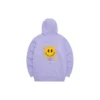 Colorful Casual Series Letter Printed Hoodie “Purple Yellow”