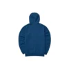 Colorful Casual Series Letter Zip-up Hooded Jacket “Blue Orange”