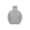 Colorful Casual Series Letter Zip-up Hooded Jacket “Grey White”