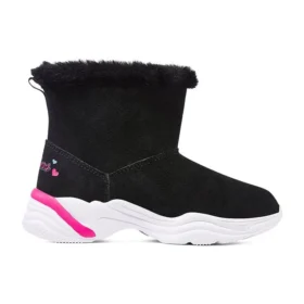 Comfy Winter Boots “Black Pink”