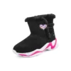 Comfy Winter Boots “Black Pink”
