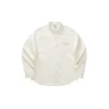 Corduroy Single-Breasted Cardigan Shirt “Black White Tan”