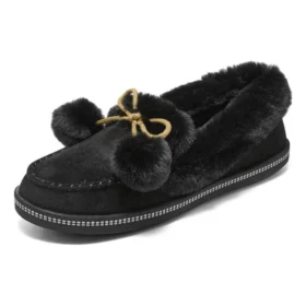 Cozy Slip-On Shoes “Black”