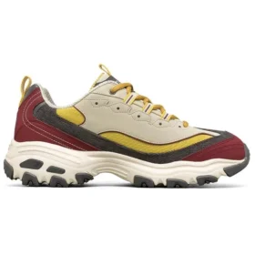 D’ Lites 1.0 Low-Top Running Shoes White/Yellow/Red