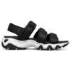 D lites 2.0 3 Straps Sandals “Black White”