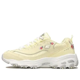 D”Lites-Bright Blossoms Low-Top Daddy Shoes Yellow