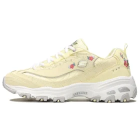 D”Lites-Bright Blossoms Low-Top Daddy Shoes Yellow