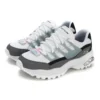 D’ Lites Low-Top Daddy Shoes White/Grey