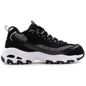 D Lites Low-Top Running Shoes Black/White