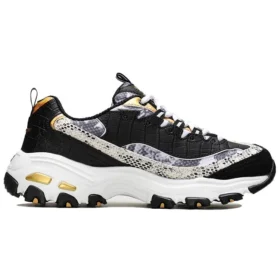 D”Lites-Runway Ready Low-Top Daddy Shoes Black/White