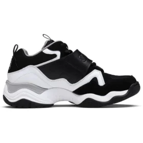 D’ Lites Train Mid-Top Daddy Shoes Black/White