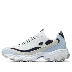 D’ Lites Varsity Spirit Sneaker “White Beige Blue”