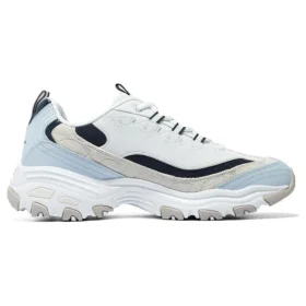 D’ Lites Varsity Spirit Sneaker “White Beige Blue”