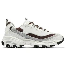 D’ Lites Varsity Spirit Sneaker “White Brown Grey”