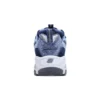D’ Lites Velvet Low-top Clunky Shoes Gray/Blue