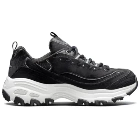 D’ Lites Velvet Low-Top Daddy Shoes Black/White