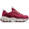 D’ Lites Velvet Low-Top Daddy Shoes Red