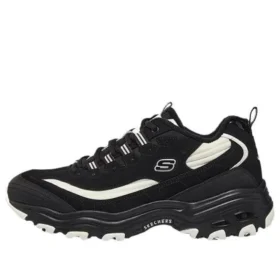 D’ Lites Zip Along Shoes “Black White”