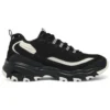 D’ Lites Zip Along Shoes “Black White”