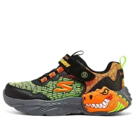 Dino-Lights Sneaker “Green Orange Black”