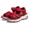 DLites Retro Panda Red Sandals