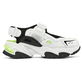 DLites Sandal “White Black Neon Green”